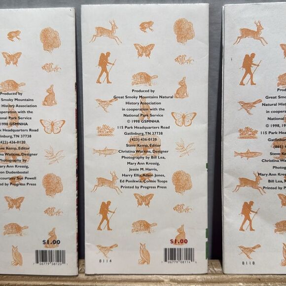 Vintage 1998 Great Smoky Mountains National Park Pamphlets Set of Four - Picture 4 of 16